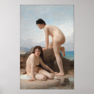 Póster Los hermanos de William-Adolphe Bouguereau