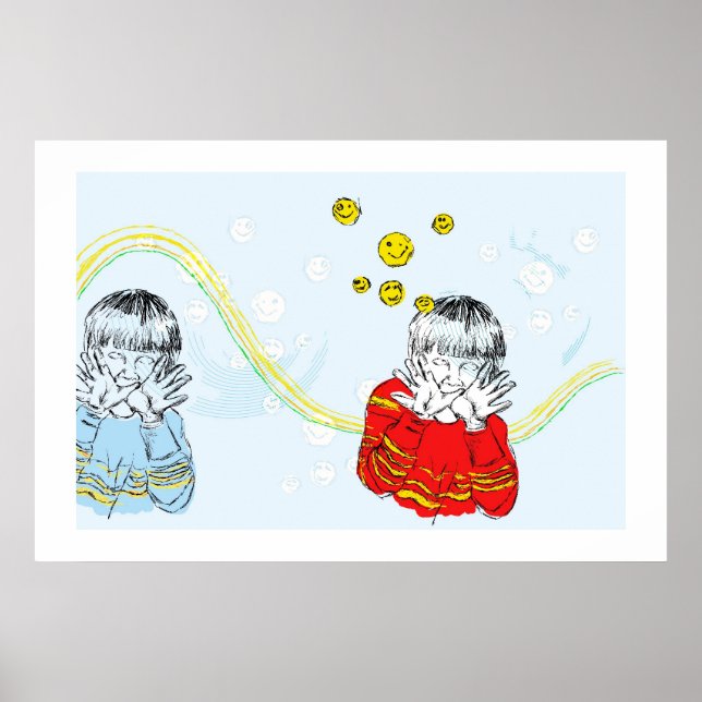 Póster Los hermanos Peek-A-Boo (Frente)