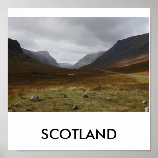 Póster Los HIghlands, ESCOCIA