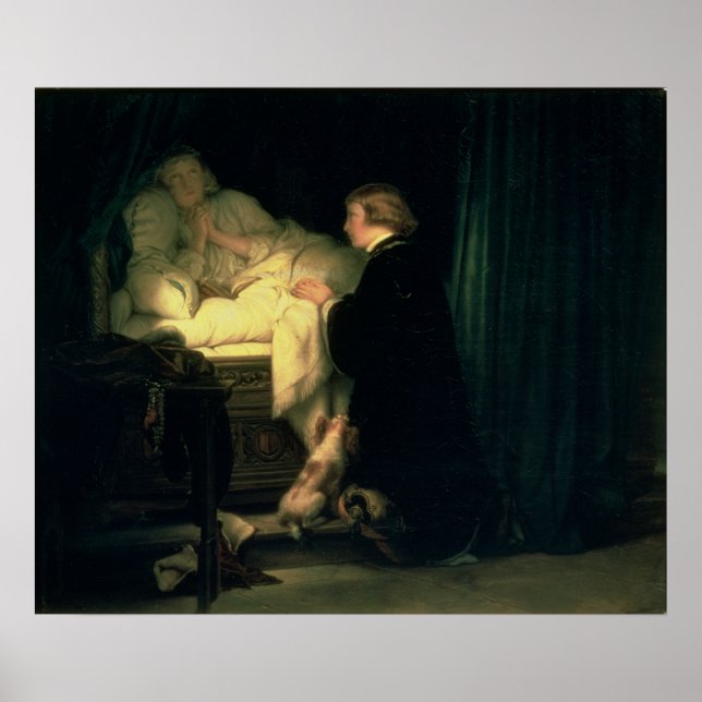 Póster Los hijos del rey Eduardo IV de Inglaterra, 1852 (Frente)