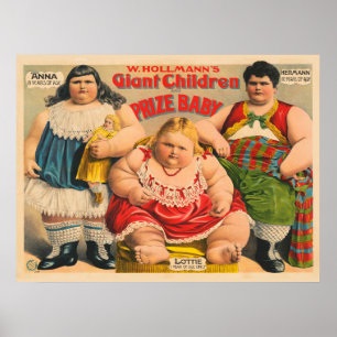 Póster Los hijos gigantes de W. Hollmann y el premio Baby