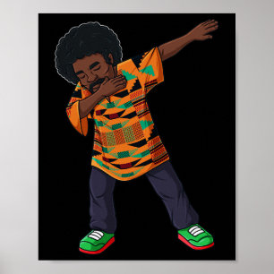 Póster Los hombres abusando de un africano americano June