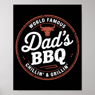 Póster Los hombres del mundo famosos padres patio trasero