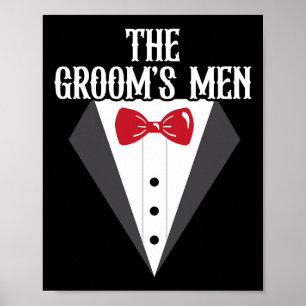 Póster Los hombres del novio Groom Squad Despedida de sol