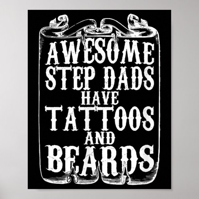 Póster Los Hombres Fabulosos Paso Dads Tienen Tatuajes Y  (Frente)