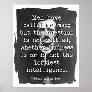 Póster Los Hombres Me Han Llamado Mad Poe Cita