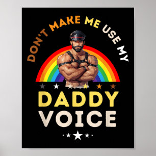 Póster Los hombres no me hacen usar mi voz de papi divert