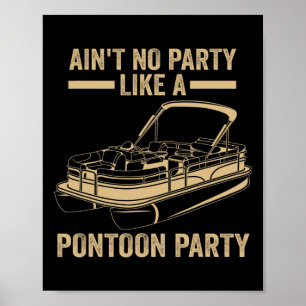 Póster Los hombres no son Fiestas como un pontón Fiesta