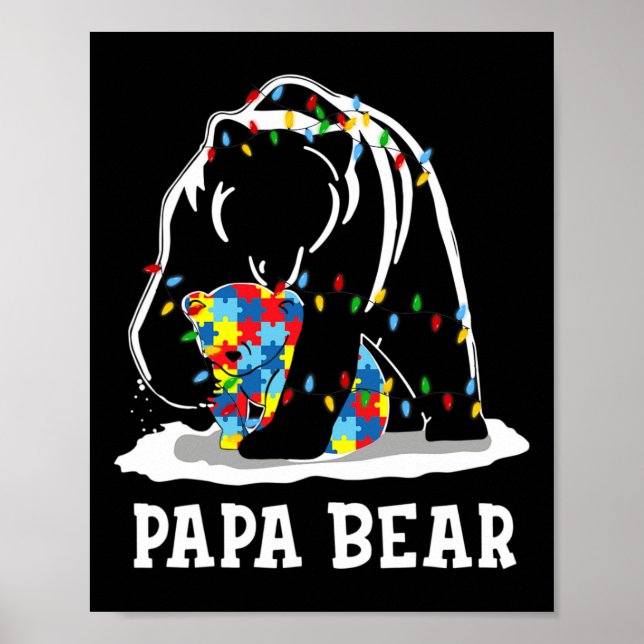 Póster Los hombres se burlan de papá y comparten autismo  (Frente)