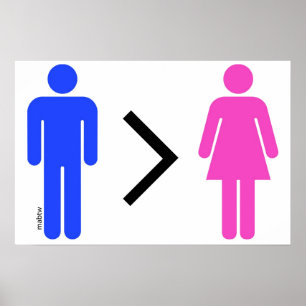 Póster Los hombres son mejores que el poster de las