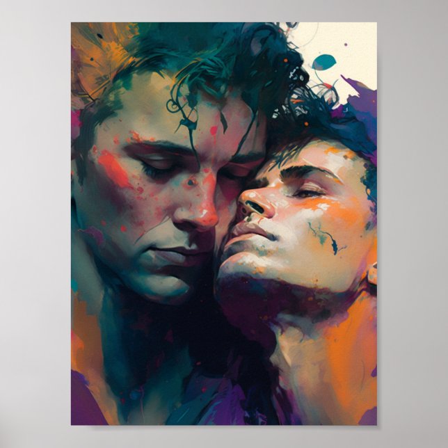Póster Los homosexuales enamorados (Frente)