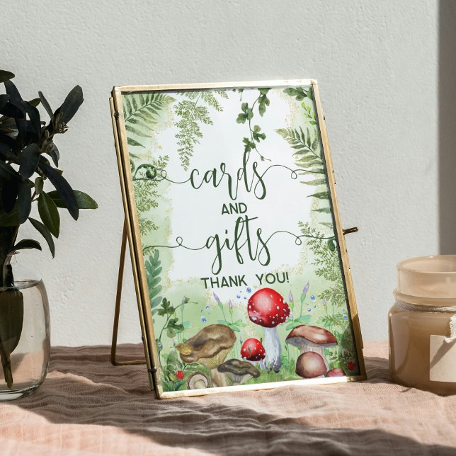 Póster Los hongos del bosque de Woodland fermentan tarjet (Subido por el creador)