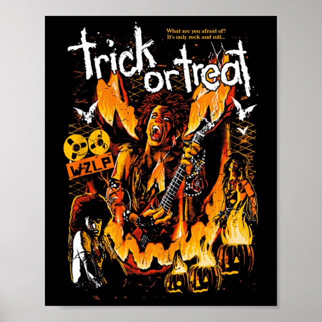 Póster Los Horrores Del Trick O Trato De Halloween (Frente)
