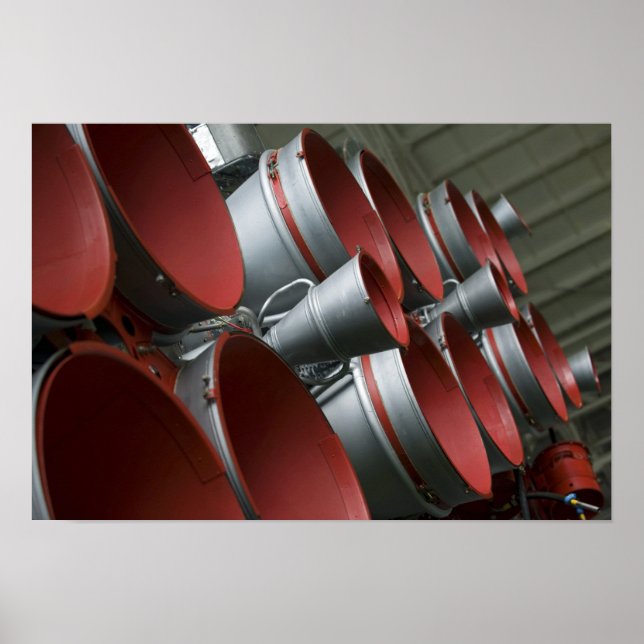 Póster Los impulsores de la nave espacial Soyuz TMA-14 2 (Frente)