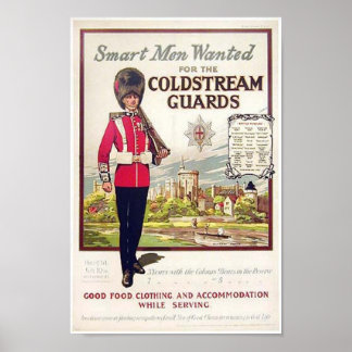 Póster Los ingleses inteligentes buscados por la coldstre