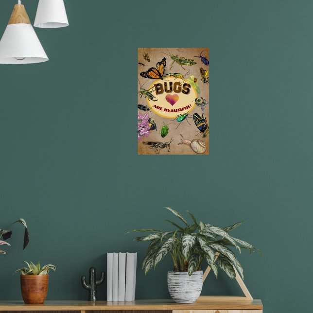 Póster ¡Los insectos son hermosos! Insectos (Salón 1)