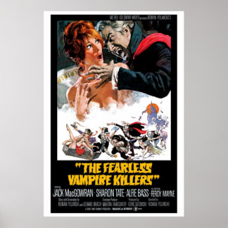 Póster Los intrépidos Asesinos De Vampiros De 1967