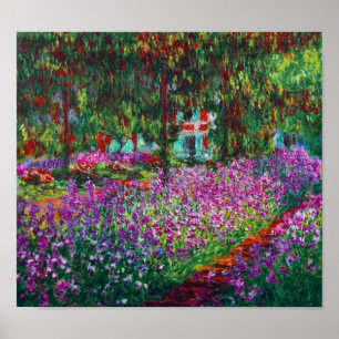 Póster Los irlandeses en el jardín de Monet