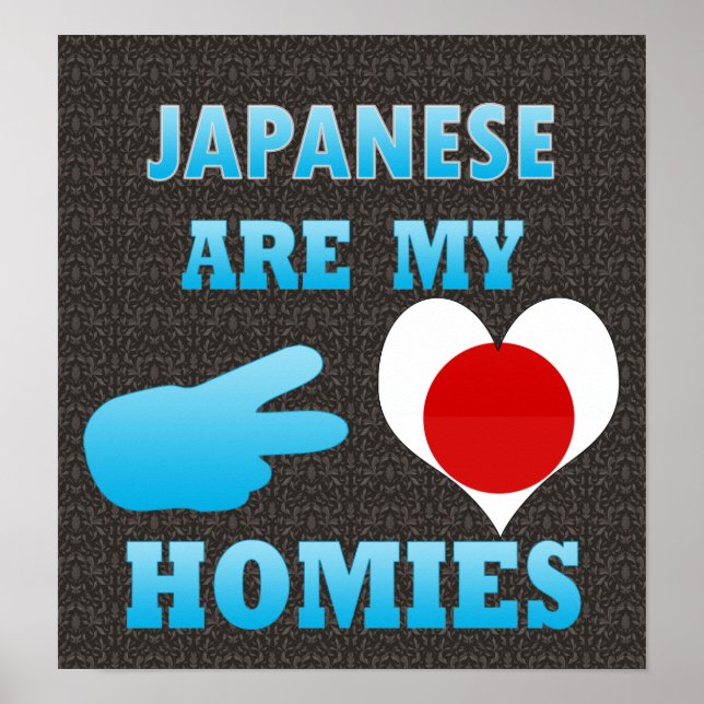 Póster Los japoneses son mis homólogos (Frente)
