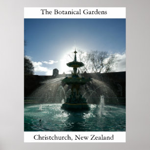 Póster Los jardines botánicos