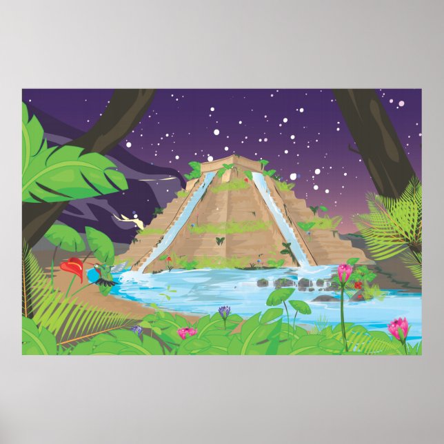 Póster Los jardines colgantes de Babilonia (Frente)