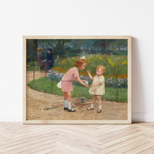 Póster Los jardines de Luxemburgo | Victor Gabriel Gilber (Subido por el creador)