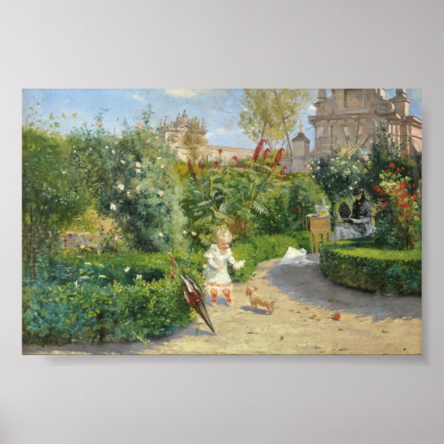 Póster Los jardines de Murillo, Sevilla | Hugo Birger (Frente)
