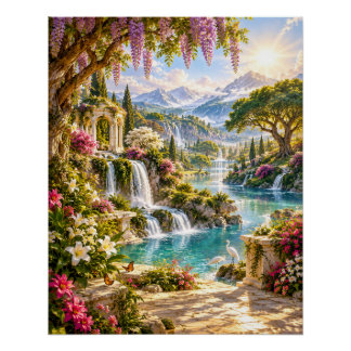 Póster Los Jardines del Paraíso