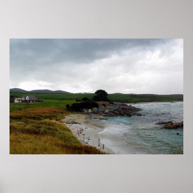 Póster Los Jardines, Tasmania (Frente)