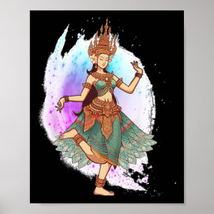 Póster Los Jemeres De Baile Camboyanos De Apsara Me Encue
