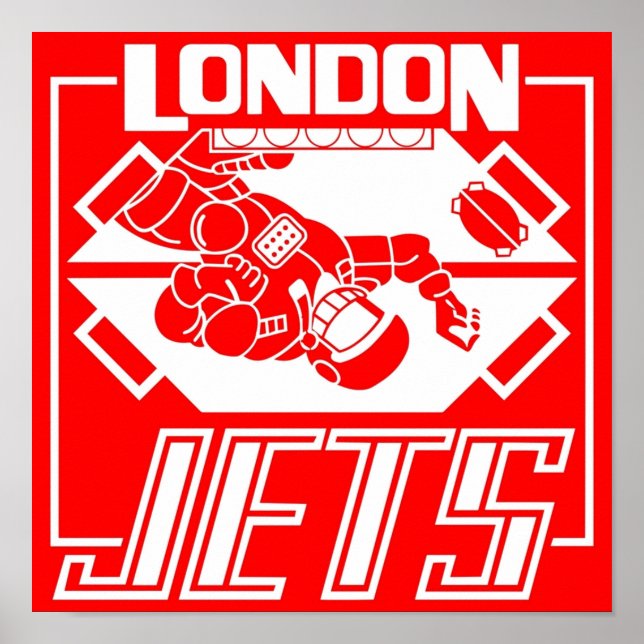 Póster Los jets de Londres (Frente)