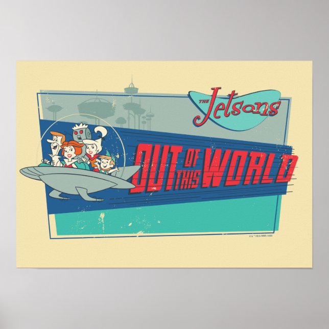 Póster Los Jetsons | Fuera de este mundo (Frente)