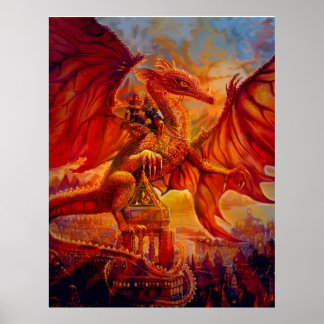 Póster Los jinetes de los dragones