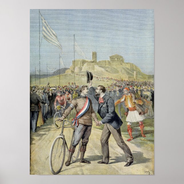 Póster Los Juegos Olímpicos de Atenas (Frente)