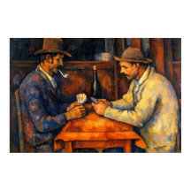 Los jugadores de cartas de Paul Cezanne