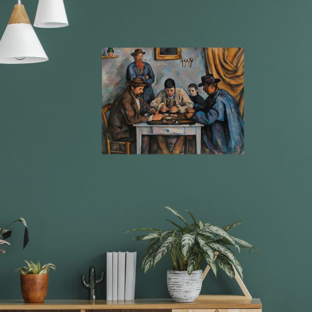 Póster Los jugadores de cartas | Paul Cezanne | (Salón 1)