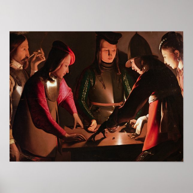 Póster Los jugadores de los dados (Frente)