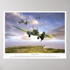 Póster Los Junkers Ju 87 " Stuka "