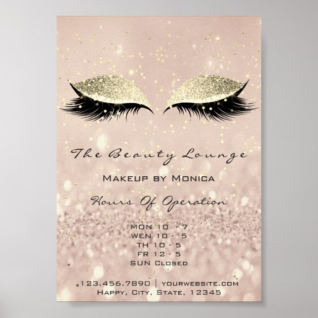 Póster Los latigazos extienden el salón de belleza de Pur (Frente)
