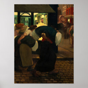 Póster Los lechos, 1899 por Theophile Steinlen