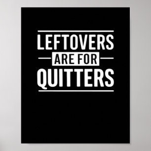 Póster Los Leftovers Son Para Quitters Gracioso Punto De 