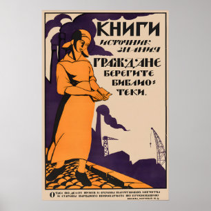 Póster Los libros de carteles de la Guerra Civil Rusa son