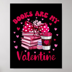 Póster Los libros son mi bibliotecario del día de San Val
