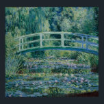 Póster Los lirios de agua de Claude Monet y el puente jap<br><div class="desc">1899. Claude Monet (14 de noviembre de 1840 a 5 de diciembre de 1926) fue fundador de la pintura impresionista francesa, y el profesional más consistente y prolífico de la filosofía del movimiento de expresar las percepciones propias ante la naturaleza, especialmente en lo que se refiere a la pintura al...</div>