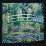 Póster Los lirios de agua de Monet y el puente japonés<br><div class="desc">Water Lilies y el Puente Japonés de Claude Monet (1899).</div>