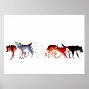 Póster Los lobos del invierno