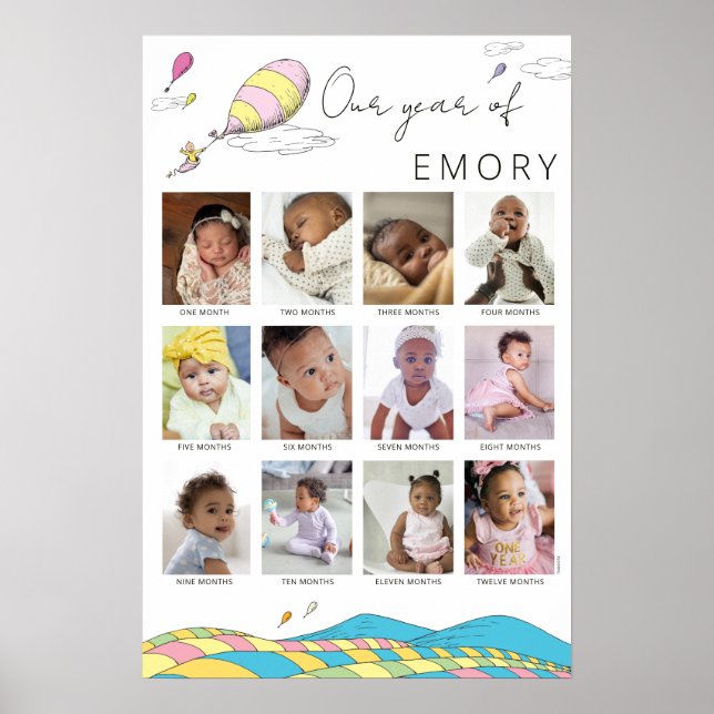 Póster Los lugares a los que vas | Collage del primer año (Frente)