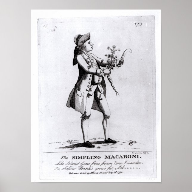 Póster Los macarrones simples (Frente)