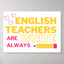 Los maestros de inglés siempre tienen razón