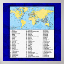 Los mares del atlas mundial